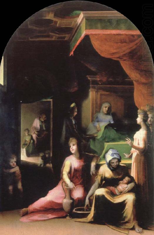 nativity of the virgin, Domenico Beccafumi
